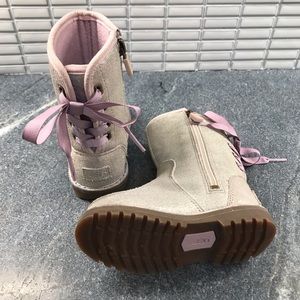 UGG Corene Metallic Leather Boot